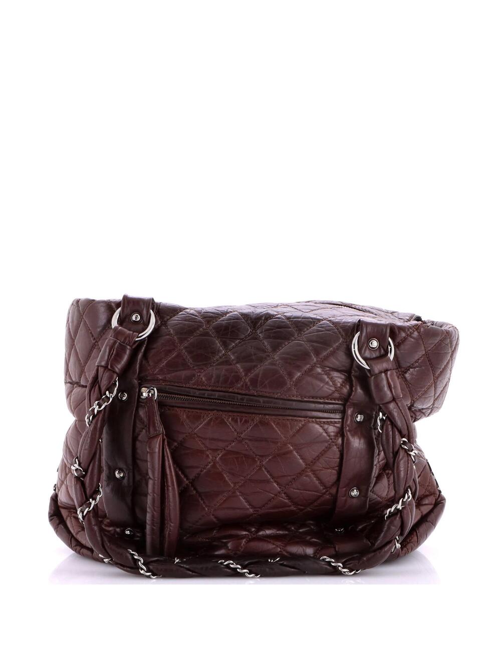 Chanel Lady Braid Shopping Tote Quilted #373167C13B